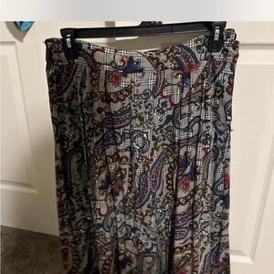 Paisley Print Women's Skirt